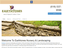 Tablet Screenshot of earthtonesnursery.com